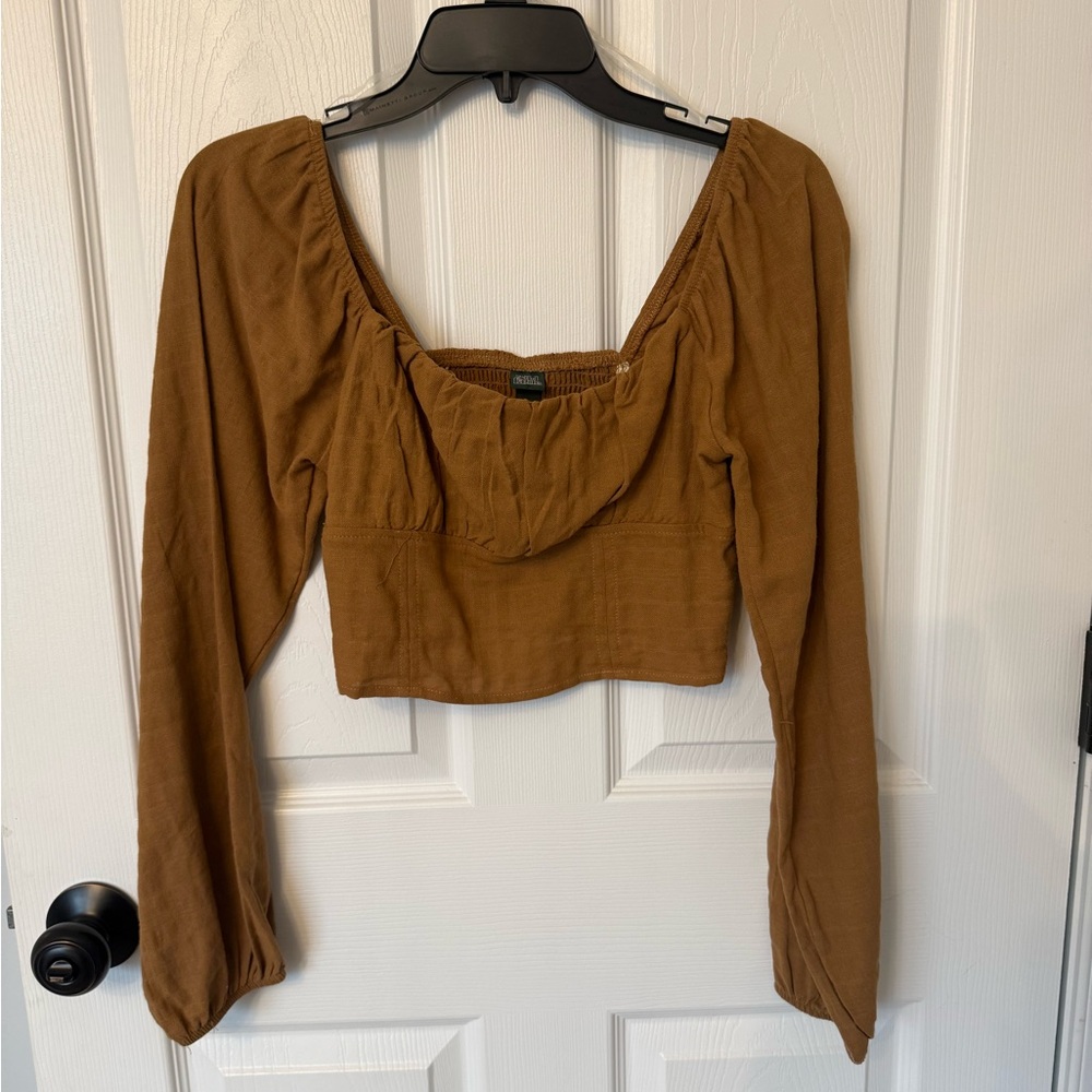 Wild Fable Long Sleeve Crop Top